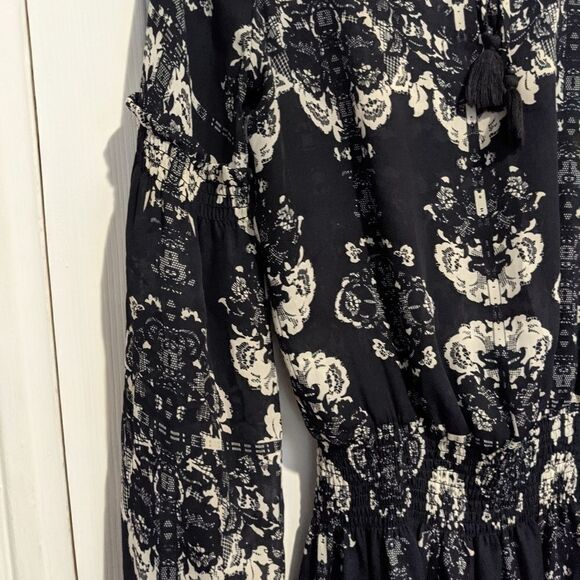 Parker Smock Waist Dress Rosaline Print Ruffles - Picture 11 of 11